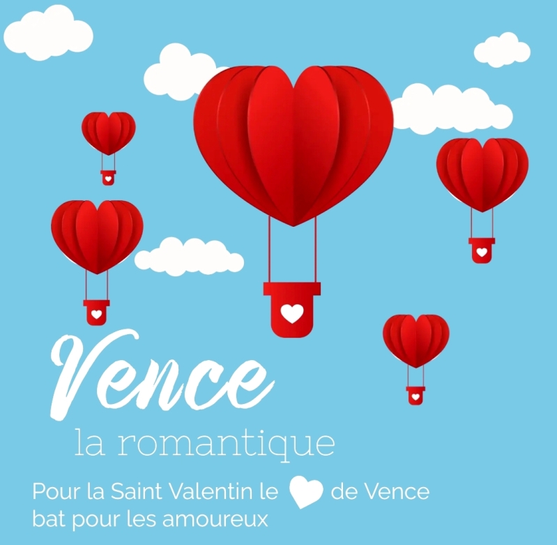 Evènement « Vence le romantique » Samedi 11 Février 2023
