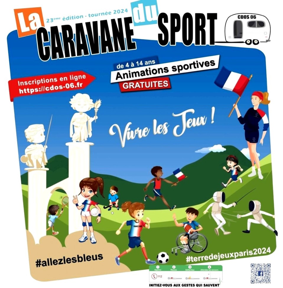 La Caravane du sport… arrive à Vence le 20 avril