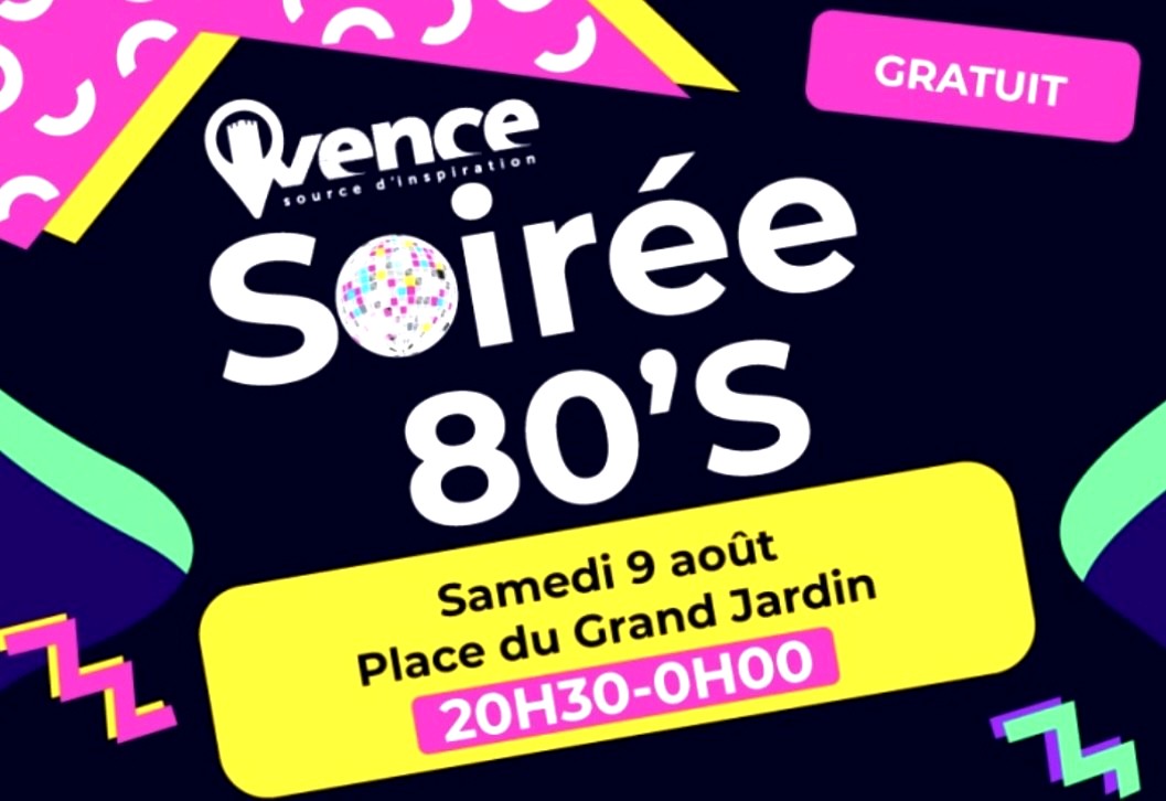 Soirées Salsa & « Années 80″… la fête continue au Grand-Jardin