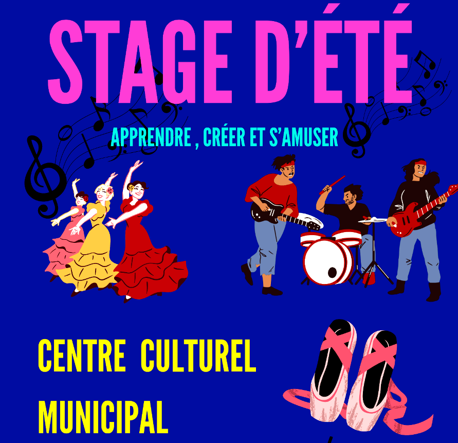 Stages d’été au Centre Culturel Municipal de Vence !